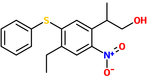 (图片) MC017683 2-(2-Nitro-4-ethyl-5-thiophenylphenyl)propanol